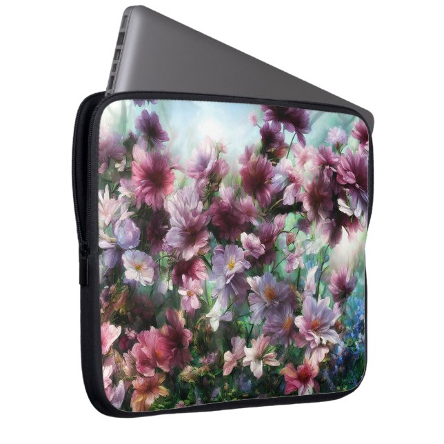 Housse Pour Ordinateur Portable Fleur de cerisier (Devant droit)