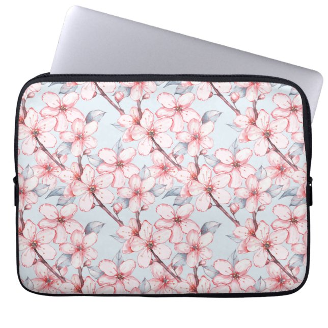 Housse Pour Ordinateur Portable Fleur de cerisiers 3 (Devant)