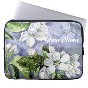 Housse Pour Ordinateur Portable Fleur de pomme