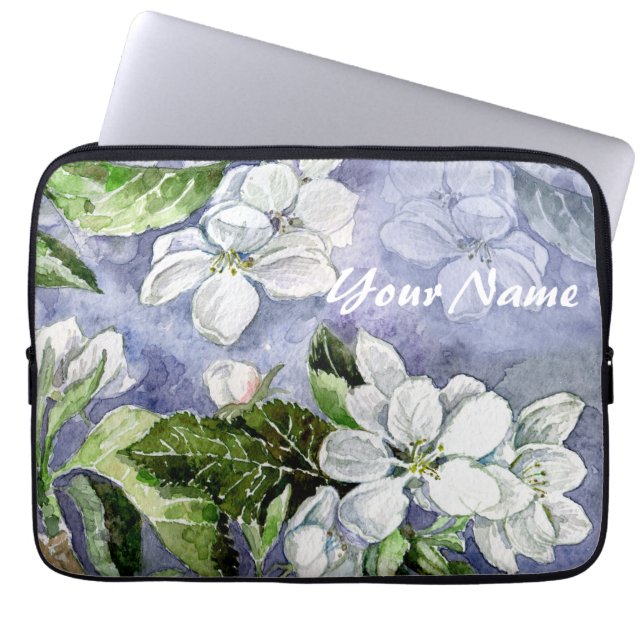 Housse Pour Ordinateur Portable Fleur de pomme (Devant)