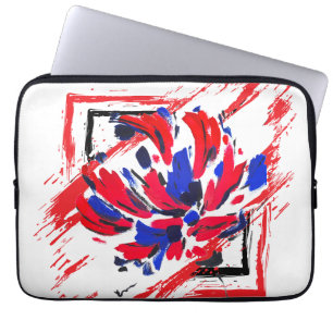 Housse Pour Ordinateur Portable Fleur éclatée