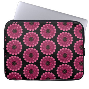 Housse Pour Ordinateur Portable Fleur Fantastique Rose Luminescente Fleur Floral