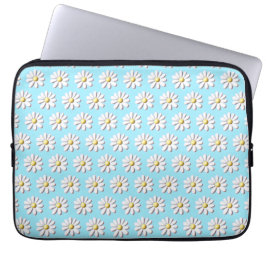 Housse Pour Ordinateur Portable Fleur marguerite 3D