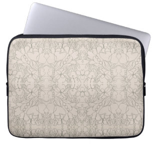 Housse Pour Ordinateur Portable Fleurs abondantes   