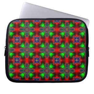 Housse Pour Ordinateur Portable Fleurs Artdeco dans le style rétro
