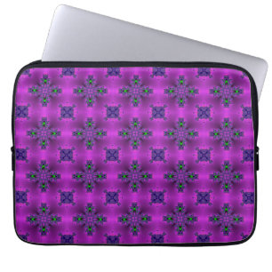 Housse Pour Ordinateur Portable Fleurs Artdeco dans le style rétro