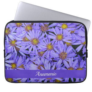 Housse Pour Ordinateur Portable Fleurs d'Aster violet à RHS Garden Wisley