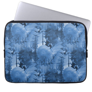 Housse Pour Ordinateur Portable Fleurs de neige.....