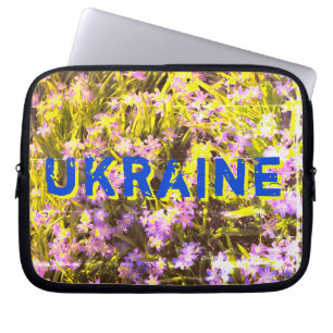 Housse Pour Ordinateur Portable Fleurs et lettres