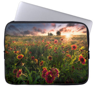 Housse Pour Ordinateur Portable Fleurs   Fleur sauvage indien Texas