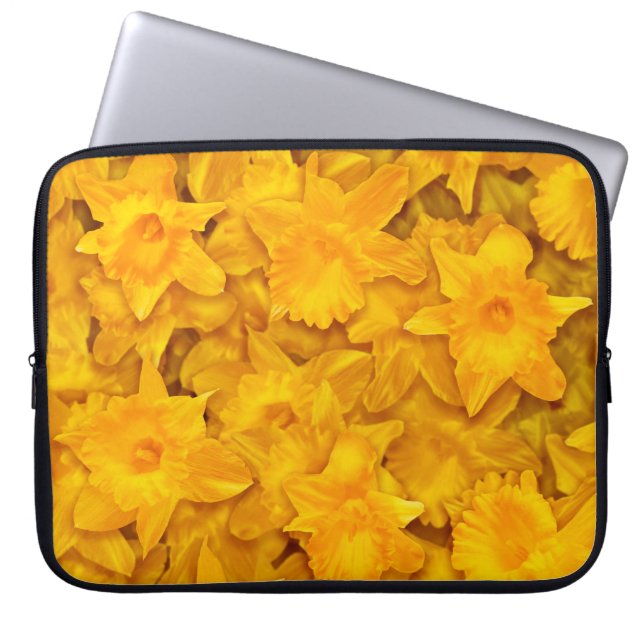 Housse Pour Ordinateur Portable Fleurs Narcissus (Devant)