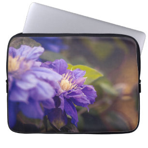 Housse Pour Ordinateur Portable Fleurs violettes