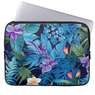 Housse Pour Ordinateur Portable 'Floral Dreams' - Design floral tropical