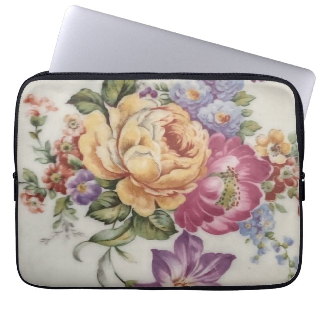Housse Pour Ordinateur Portable Floral Fantasy  (Devant)