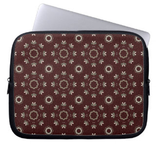 Housse Pour Ordinateur Portable Floral Kabul Coffe