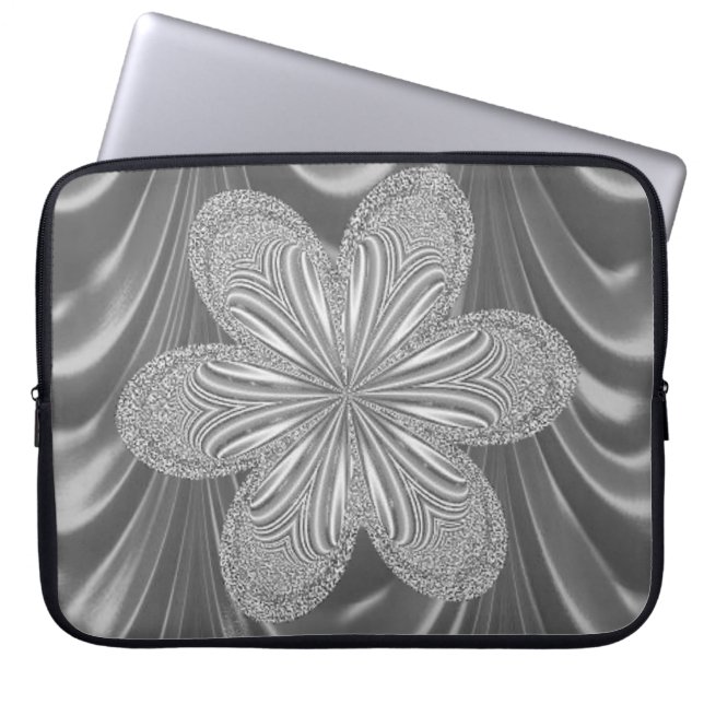 Housse Pour Ordinateur Portable Flore à manches d'ordinateur portable (Devant)