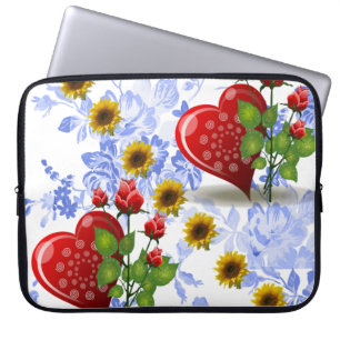 Housse Pour Ordinateur Portable Flore à manches d'ordinateur portable