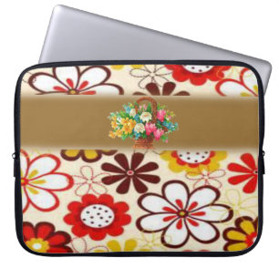 Housse Pour Ordinateur Portable Flore à manches d'ordinateur portable