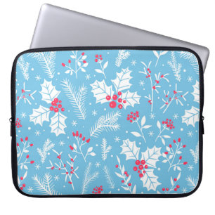 Housse Pour Ordinateur Portable Flore hivernale 2