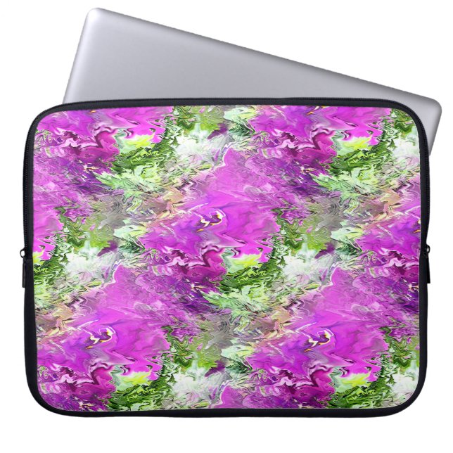 Housse Pour Ordinateur Portable Flot de Petunias..... (Devant)