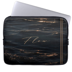 Housse Pour Ordinateur Portable Flow - Eaux Profondes