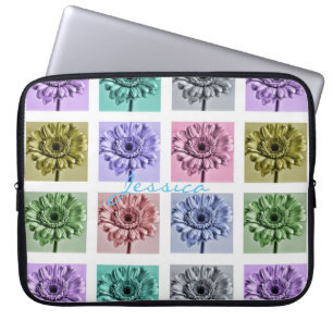 Housse Pour Ordinateur Portable Flower Pop Art personnalisé