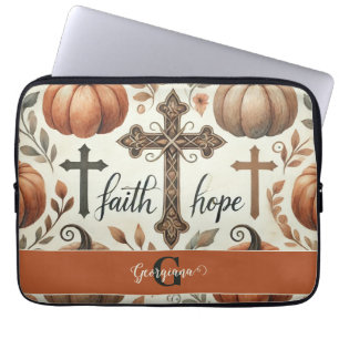 Housse Pour Ordinateur Portable Foi personnalisée et espoir Christian Halloween