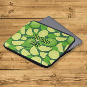Housse Pour Ordinateur Portable Fond Citron Vert