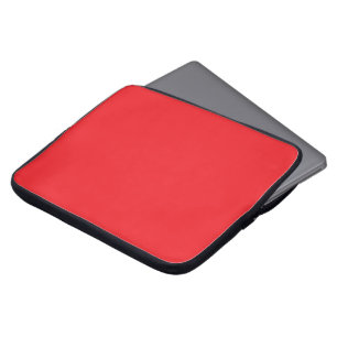 Housse Pour Ordinateur Portable Fond uni rouge solide