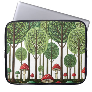 Housse Pour Ordinateur Portable Forêt enchantée