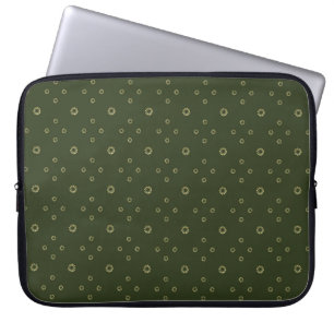 Housse Pour Ordinateur Portable Forêt   Soleil Zinnia Doré