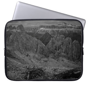 HOUSSE POUR ORDINATEUR PORTABLE FORMATION ROCK EN PHOTO GRAYSCALE