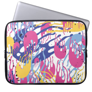 Housse Pour Ordinateur Portable Formes d'onde Abstraites.