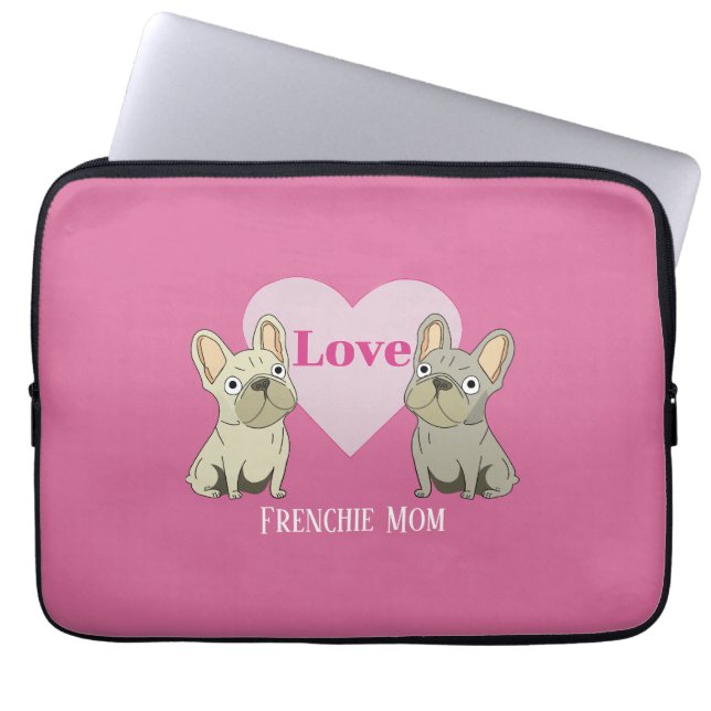 Housse Pour Ordinateur Portable Frenchie Mom (Devant)