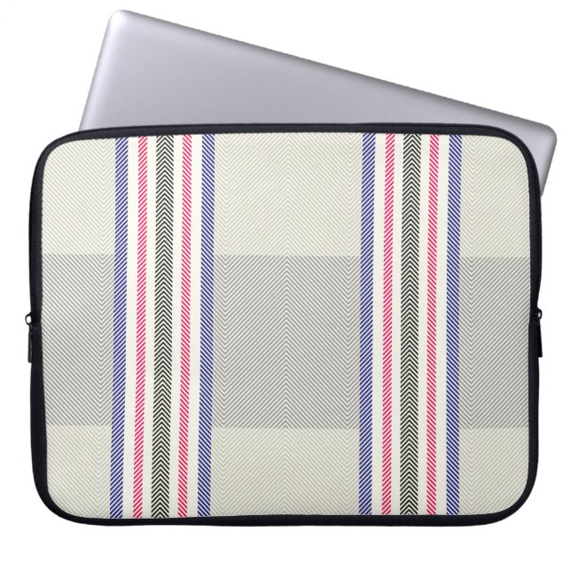 Housse Pour Ordinateur Portable Funda con franjas (Devant)