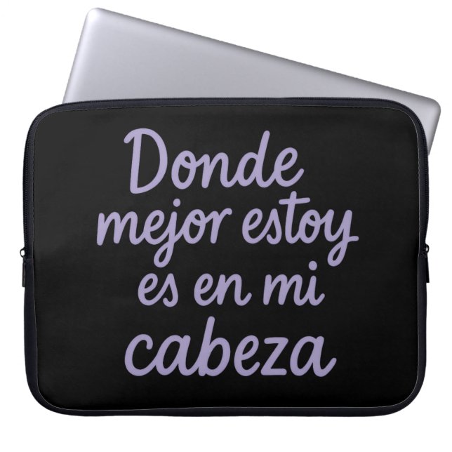Housse Pour Ordinateur Portable Funda para portátil - Introversión con estilo (Devant)