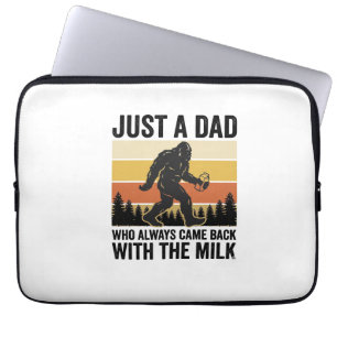Housse Pour Ordinateur Portable Funny Papa Est Revenu Avec Le Lait Vintage T-Shirt