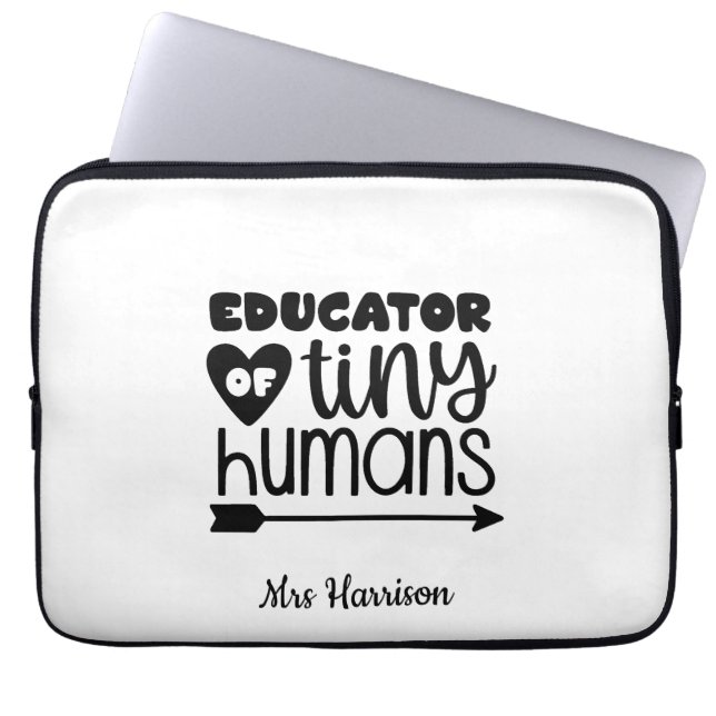 Housse Pour Ordinateur Portable Funny Teacher cadeau personnalisé (Devant)