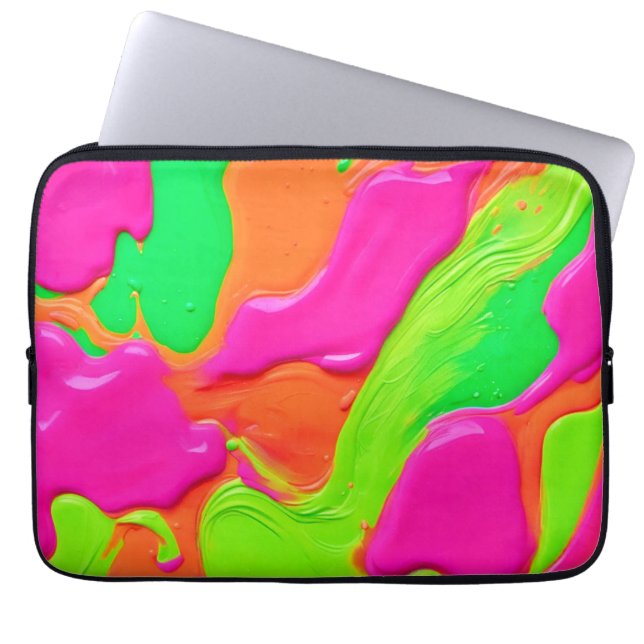 Housse Pour Ordinateur Portable Fusion de couleurs vives (Devant)