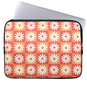 Housse Pour Ordinateur Portable "Fusion florale rétro
