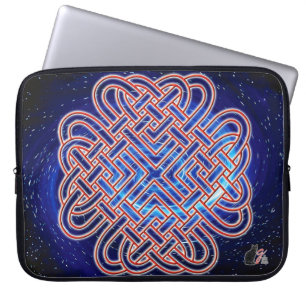 Housse Pour Ordinateur Portable Galactic celtic love knot