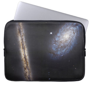 Housse Pour Ordinateur Portable Galaxie Edge-On Ngc 4302 & Galaxie Tilted Ngc 4298