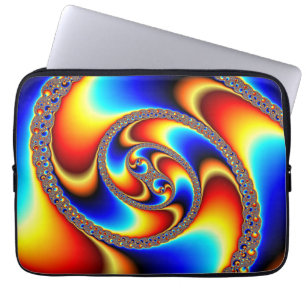 Housse Pour Ordinateur Portable Galaxie spirale - Art fractal
