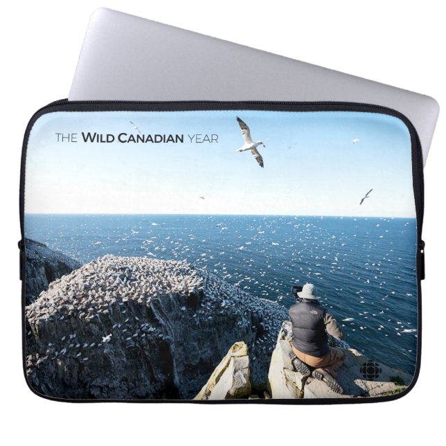 Housse Pour Ordinateur Portable Gannets du Nord (Devant)