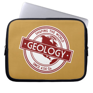 Housse Pour Ordinateur Portable Géologie - Façonner l'insigne mondial (Amérique du