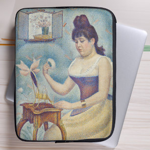 Housse Pour Ordinateur Portable Georges Seurat - Jeune Femme Se Poussant