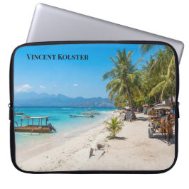 Housse Pour Ordinateur Portable Gili Trawangan Island Paradise Beach 