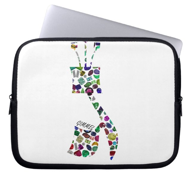 Housse Pour Ordinateur Portable Gimmel - Lettre hébraïque (Devant)