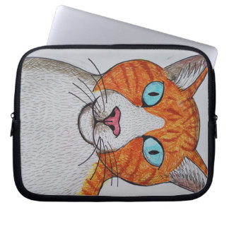 Housse Pour Ordinateur Portable Ginger and white cat Electronics Bag
