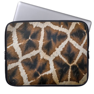 Housse Pour Ordinateur Portable girafe animal fourrure peau texture sauvage cuir p